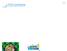Tablet Screenshot of fcg-lenzburg.ch